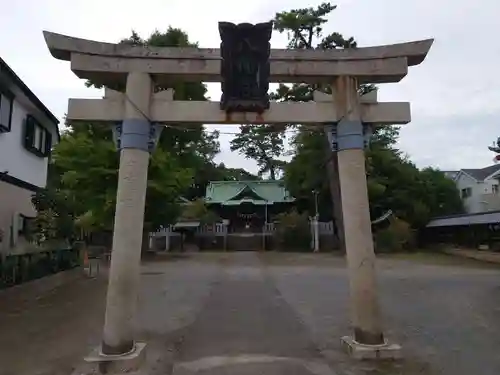 大曽根八幡神社の鳥居