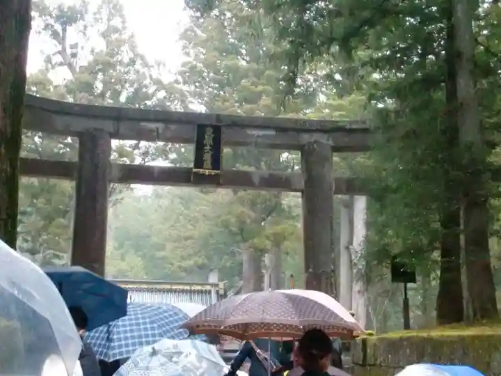 日光東照宮の鳥居