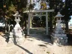 富岡神社の鳥居