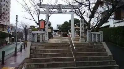 打出天神社の鳥居