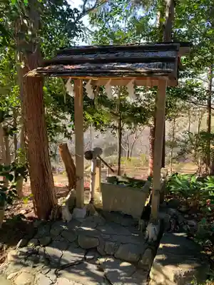 玉野御嶽神社の手水舎