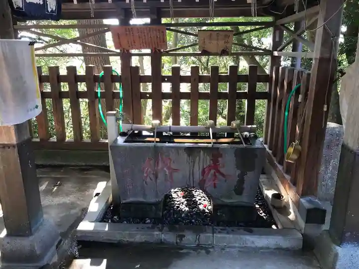 大鷲神社の手水舎