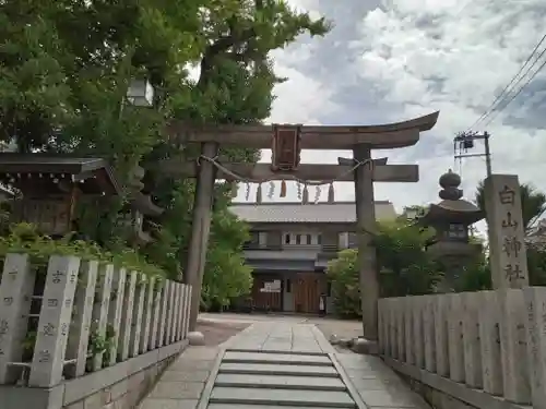 白山神社の鳥居