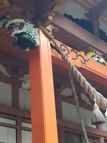 山中八幡宮の芸術