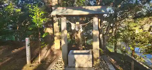 伊勢大御神上大神宮の手水舎