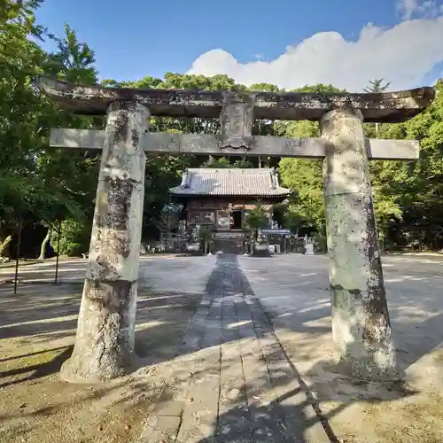 五の宮神社の鳥居