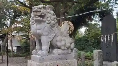 菊田神社の狛犬