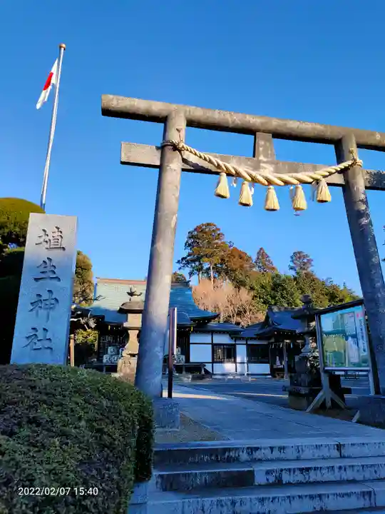 埴生神社の鳥居