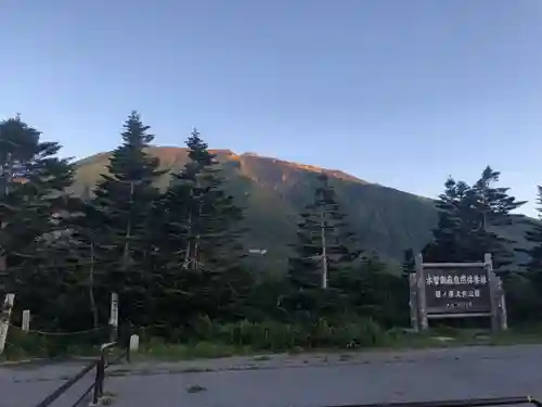 御嶽神社(王滝口）里宮の自然