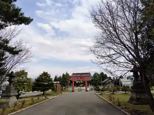 美瑛神社の鳥居