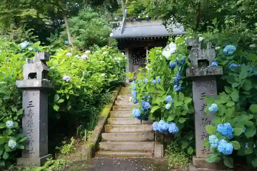 三春駒神社の狛犬