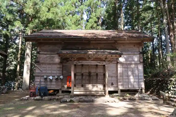 石徹白大師堂の本殿・本堂