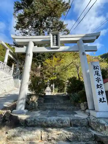 松尾宇蛇神社・白蛇神社の鳥居