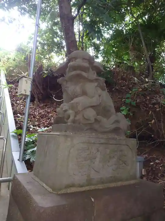 白旗神社(品濃白旗神社)の狛犬