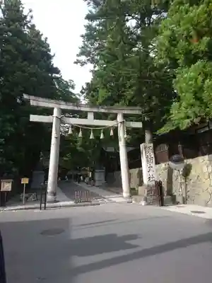 諏訪大社下社春宮の鳥居