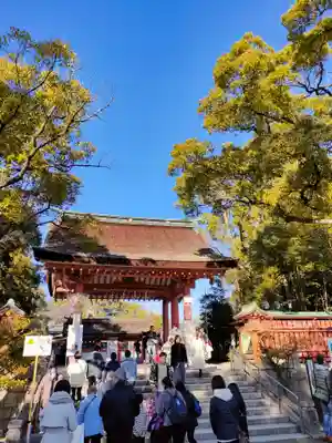 津島神社の山門・神門