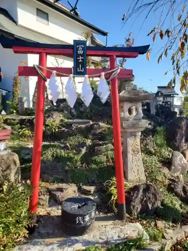 富士浅間宮の鳥居