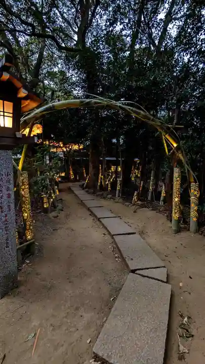 検見川神社の芸術