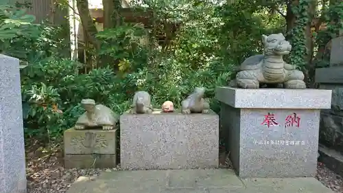 柴崎神社の狛犬