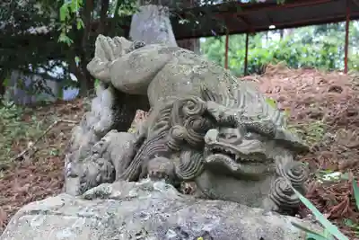 川辺八幡神社の狛犬