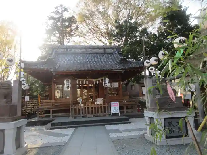 川越熊野神社の本殿・本堂