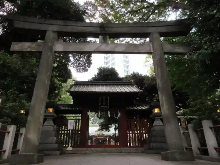 金王八幡宮の鳥居