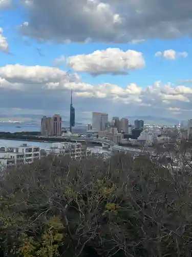 鷲尾愛宕神社の景色