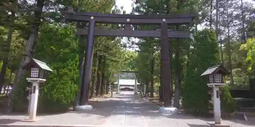 山梨縣護國神社の鳥居