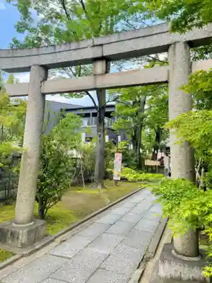 溝口神社の鳥居