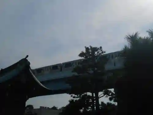 琵琶島神社の庭園