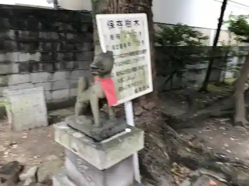 水鏡天満宮の狛犬