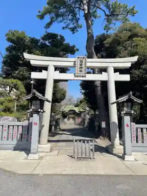 菊田神社の鳥居