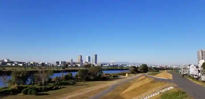 東八幡神社の周辺