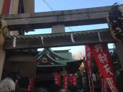 吉原神社の鳥居