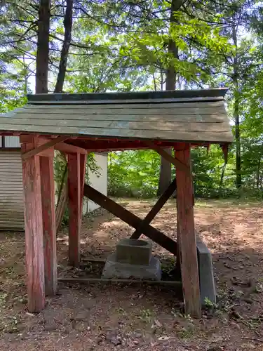 占冠神社の手水