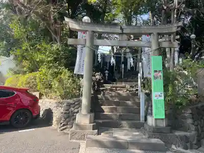 多摩川浅間神社の鳥居