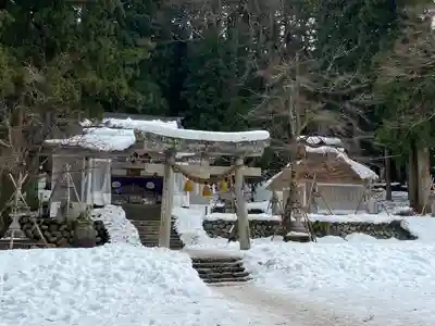 白川八幡神社の鳥居