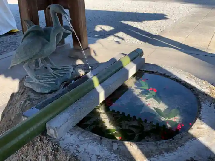 白鷺神社の手水舎