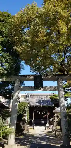 胡録神社の鳥居