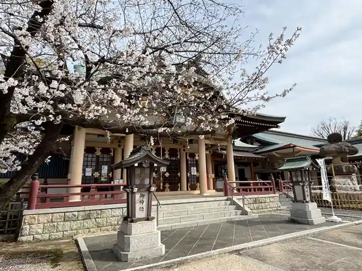 植田八幡宮の自然