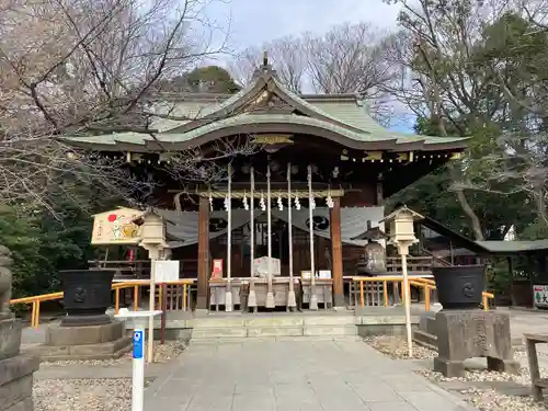 鎮守氷川神社の本殿