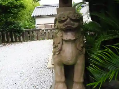 叶神社 (西叶神社)の狛犬