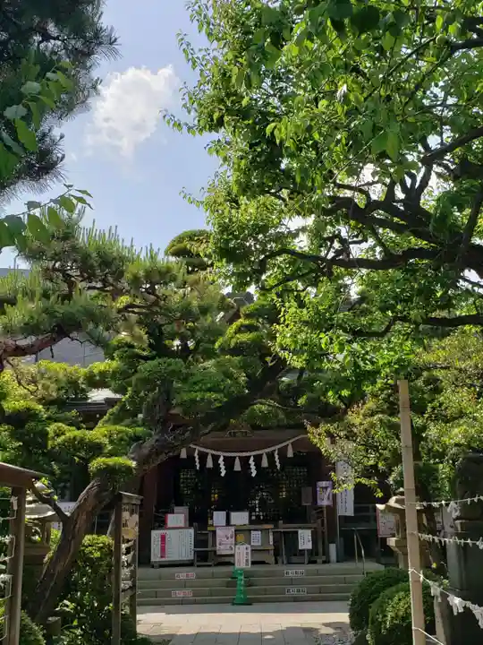 鳩森八幡神社の本殿・本堂