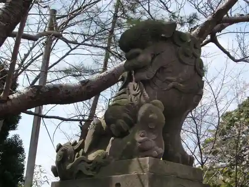 検見川神社の狛犬