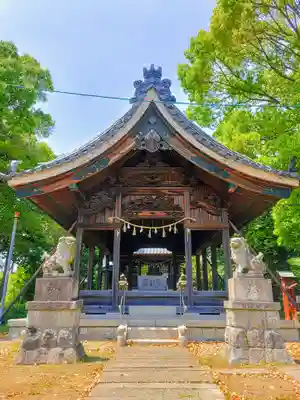 縣社（大和町南高井）の本殿・本堂