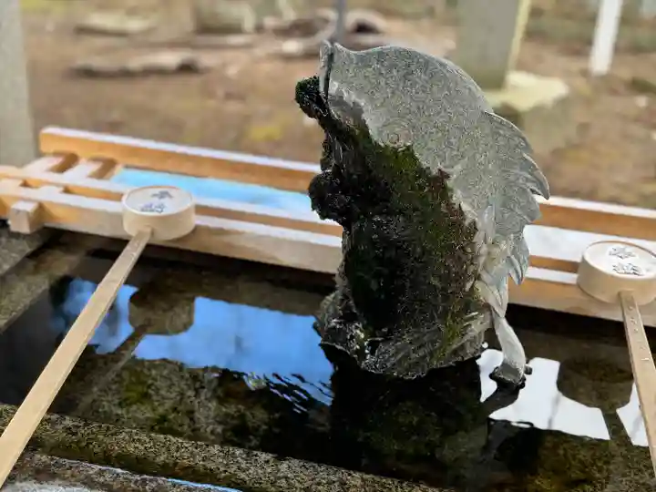 神炊館神社 ⁂奥州須賀川総鎮守⁂の手水舎
