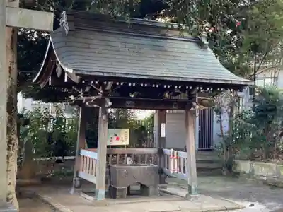 上高田氷川神社の手水舎