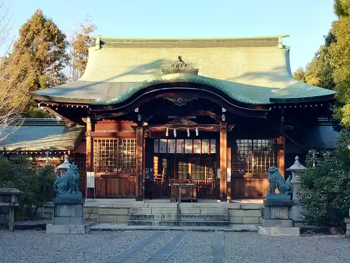 溝旗神社(肇國神社)の本殿・本堂