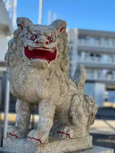 宿河原八幡宮の狛犬