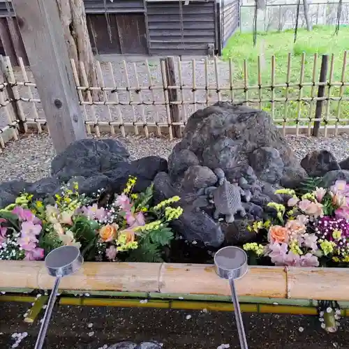 湯倉神社の手水